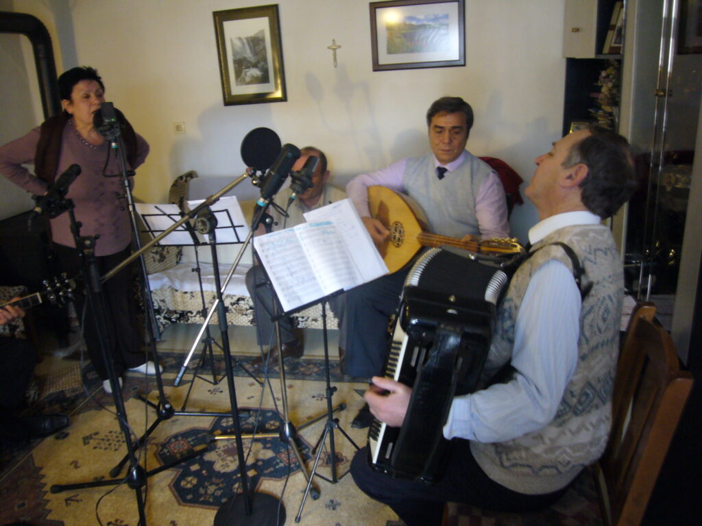 During the recording session