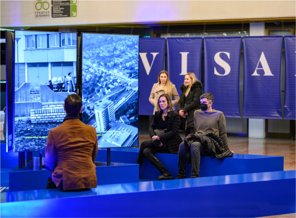 Central pavilion of the exhibition