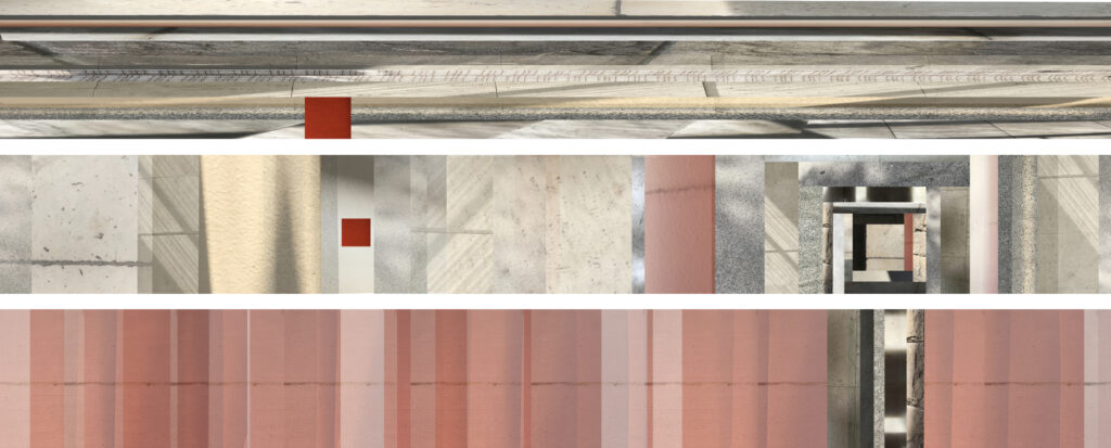 “On Void” – segment of a digital collage by Anja Marjanović